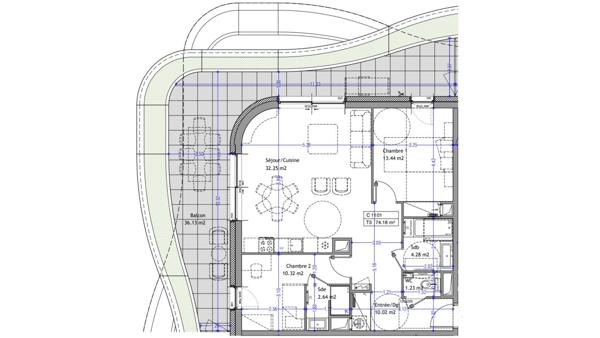Appartement à vendre 3 pièces 74 m² Aix-les-Bains