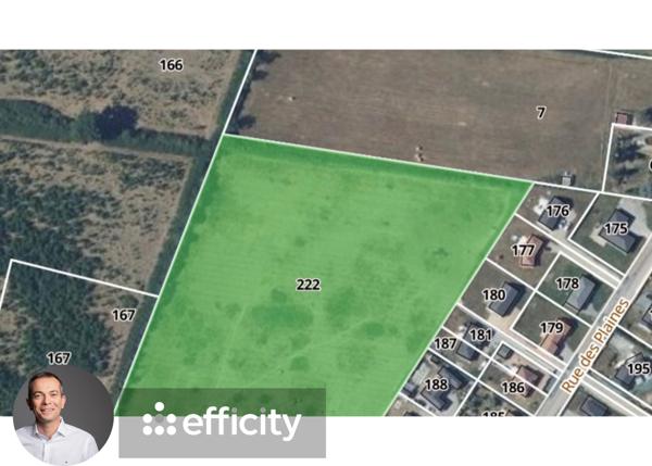 Terrain - 853 m²