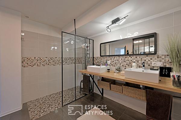 Entre ville et nature, une maison contemporaine avec vue sur les chevaux à Lattes