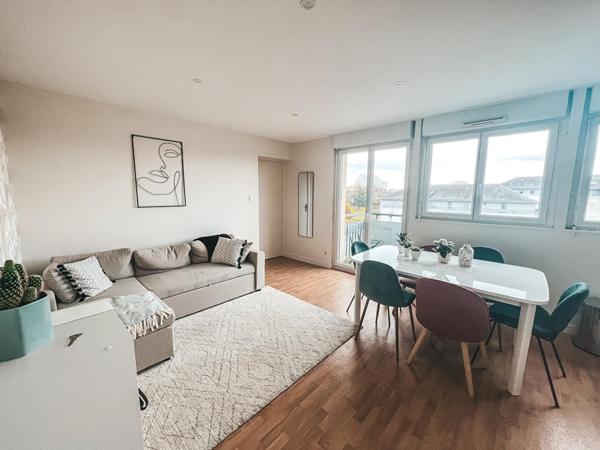 Appartement T2 MEUBLE avec balcon et stationnement