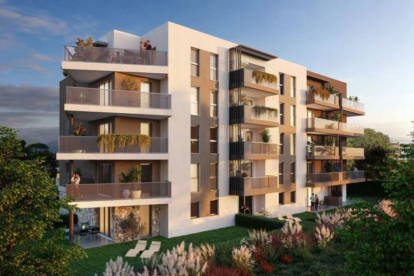 Antibes, 3 pièces Dernier Etage avec Terrasse