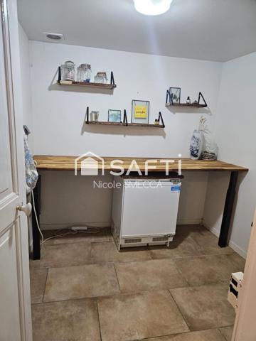 Maison mitoyenne,4 chambres,cuisine équipée,garage