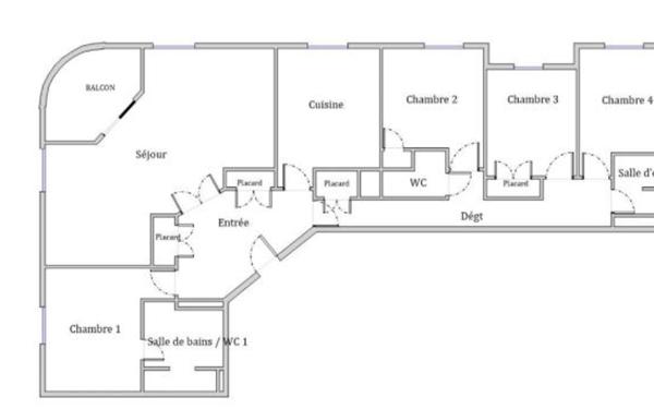 Appartement à vendre    5 pièces • 130 m2 Lyon 6