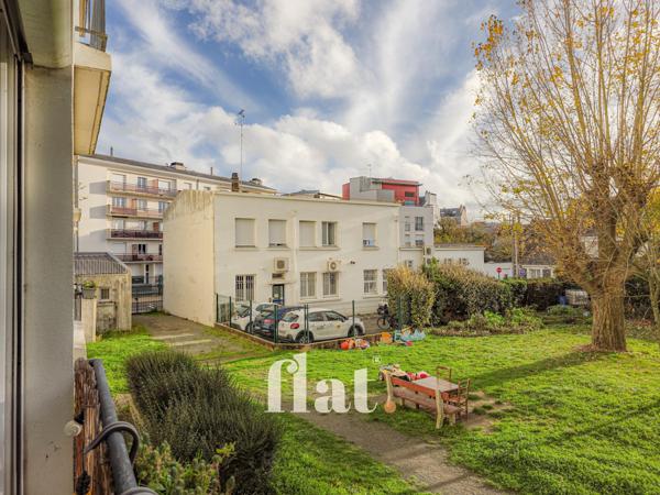 Appartement T4 / T3 - 62 m2 + cave + Jardin commun ( DPE D)