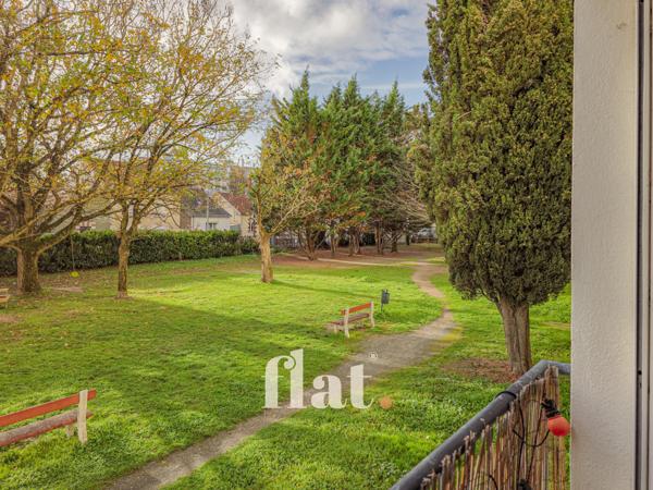 Appartement T4 / T3 - 62 m2 + cave + Jardin commun ( DPE D)