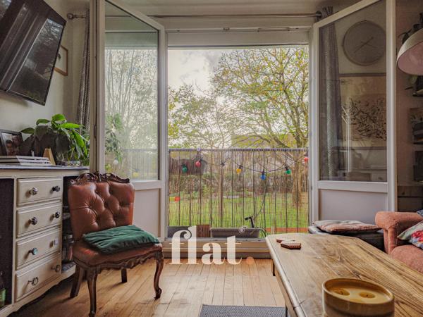 Appartement T4 / T3 - 62 m2 + cave + Jardin commun ( DPE D)