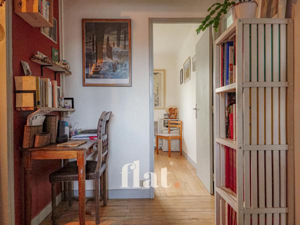 Appartement T4 / T3 - 62 m2 + cave + Jardin commun ( DPE D)