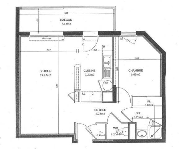 Appartement 2 pièces - 44100 Nantes