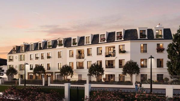 Appartement T4 neuf à vendre SEVRES (92), surface habitable 88.61 m2 + terrasse/jardin 116 m2 + 1 park s-sol