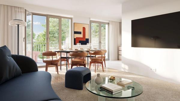 Appartement T4 neuf à vendre SEVRES (92), surface habitable 88.61 m2 + terrasse/jardin 116 m2 + 1 park s-sol