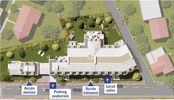 Appartement T4 neuf à vendre SEVRES (92), surface habitable 88.61 m2 + terrasse/jardin 116 m2 + 1 park s-sol