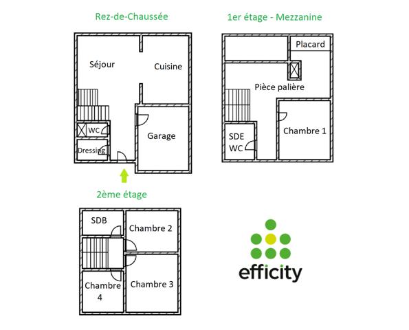 Maison 6 pièces - 113 m²