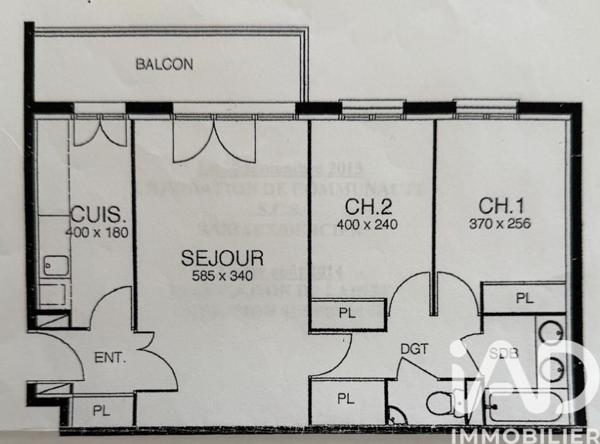 Appartement à vendre 3 pièces 58 m² Livry-Gargan