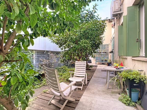 À vendre : Appartement 3 pièces 64 m2 + Jardin 120 m2 à Marseille - Secteur Bon Secours