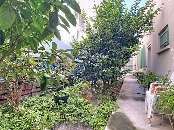À vendre : Appartement 3 pièces 64 m2 + Jardin 120 m2 à Marseille - Secteur Bon Secours
