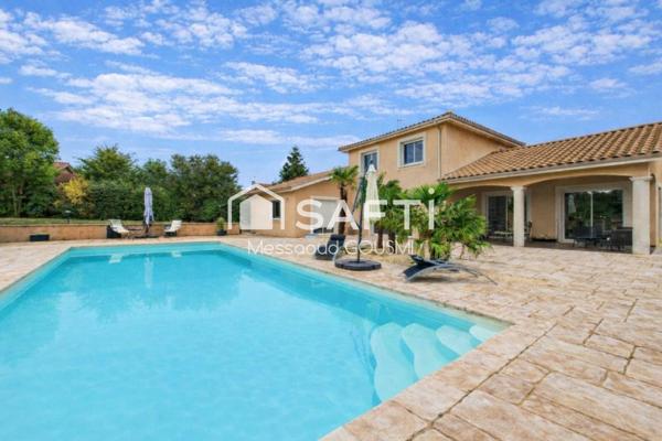 Propriété d’exception avec piscine sur les hauteurs de Loire-sur-Rhône