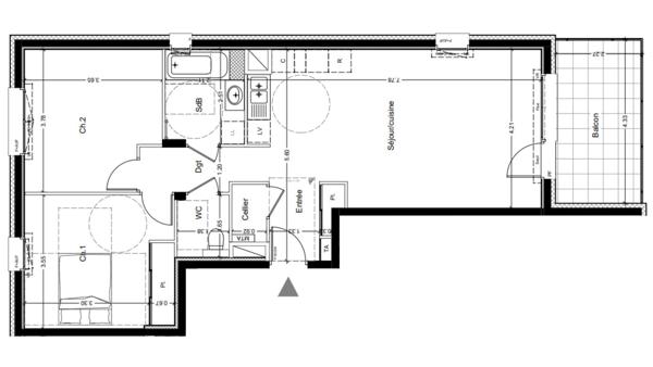 Appartement à vendre 3 pièces 73 m² Challes-les-Eaux