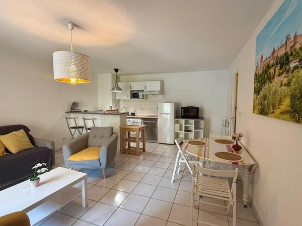 Appartement à vendre 2 pièces CARCASSONNE (11) 46m2 avec balcon place parking résidence piscine