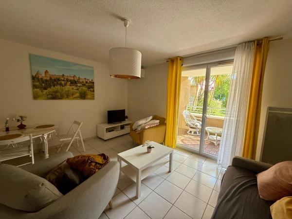 Appartement à vendre 2 pièces CARCASSONNE (11) 46m2 avec balcon place parking résidence piscine