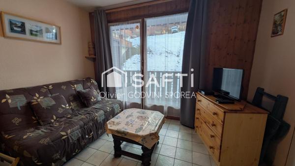 Appartement 2 Pièces avec balcon exposé plein Sud au pied des pistes