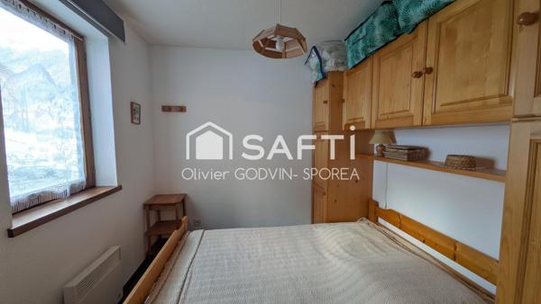 Appartement 2 Pièces avec balcon exposé plein Sud au pied des pistes