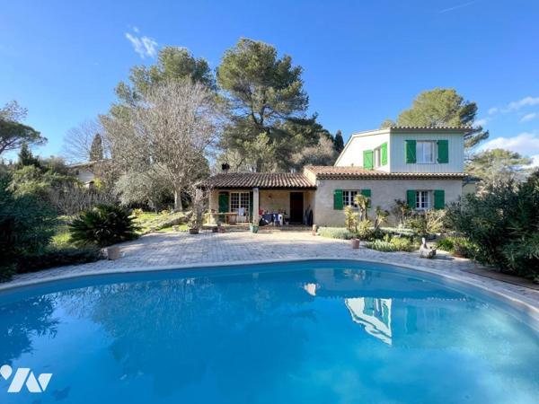 GRASSE/St-Antoine, Che. des Chèvrefeuilles. Propriété de 200m² avec piscine - Vente en NUE-PROPRIETE