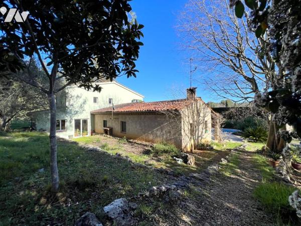GRASSE/St-Antoine, Che. des Chèvrefeuilles. Propriété de 200m² avec piscine - Vente en NUE-PROPRIETE