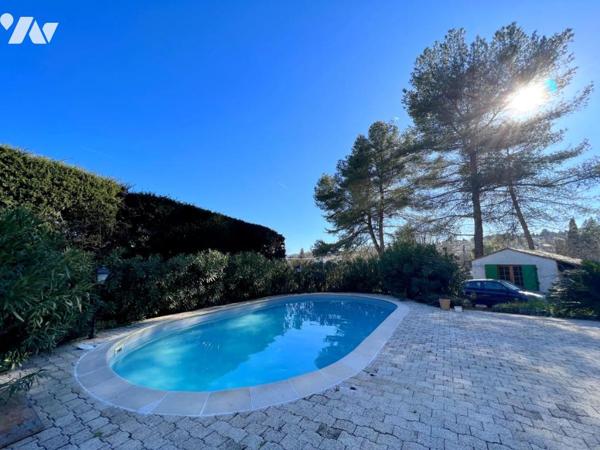 GRASSE/St-Antoine, Che. des Chèvrefeuilles. Propriété de 200m² avec piscine - Vente en NUE-PROPRIETE