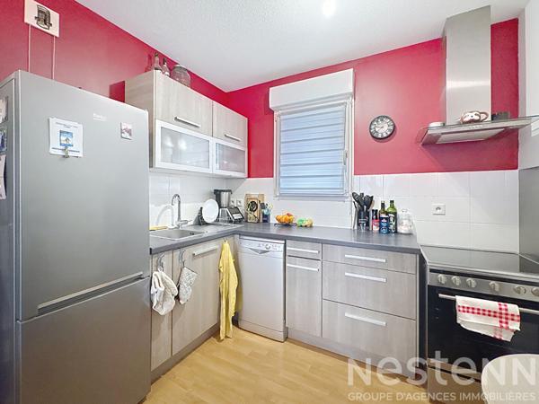 Appartement T2, avec balcon, stationnement et cave - 38m² - Kervignac.