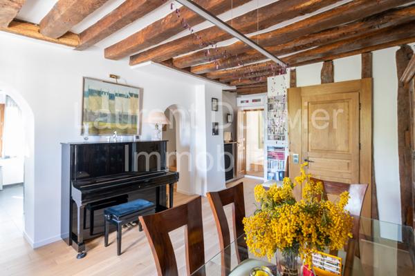 Marly-le-Roi (78160) Maison vigneronne du XVIIe rénovée – Centre historique de Marly-le-Roi – 156 m² – 4 suites – Cour plein sud