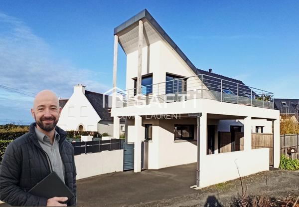 Jolie maison moderne à proximité directe de la mer...