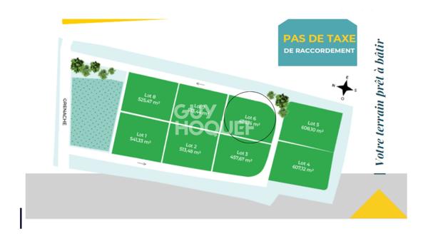 Terrain à vendre à Félines-Minervois - Référence V460CB Lot 6