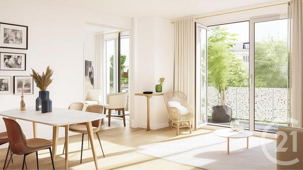 Appartement F3 à vendre  3 pièces - 60,94 m2 LINGOLSHEIM - 67