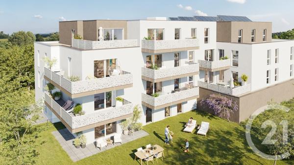 Appartement F3 à vendre  3 pièces - 60,94 m2 LINGOLSHEIM - 67