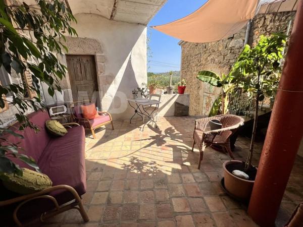 Ardèche SUD: Charmante maison de village en pierre avec terrasse