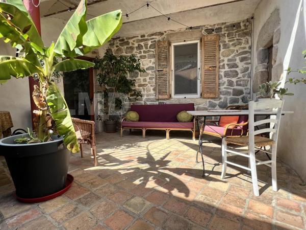 Ardèche SUD: Charmante maison de village en pierre avec terrasse