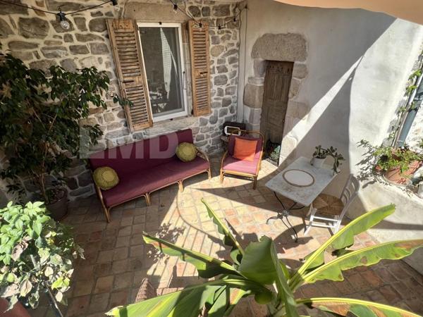 Ardèche SUD: Charmante maison de village en pierre avec terrasse