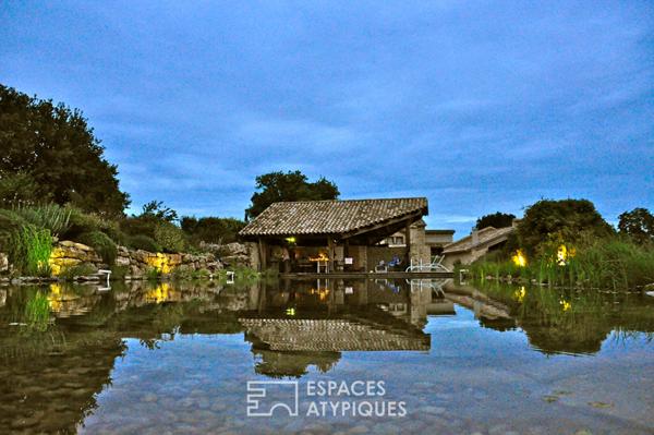 Domaine Bucolique de 8 ha – Mas et gîtes avec bassin naturel