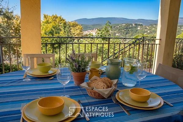 Appartement avec piscine et vue panoramique