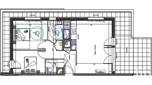 Appartement à vendre 3 pièces 63 m² Thonon-les-Bains
