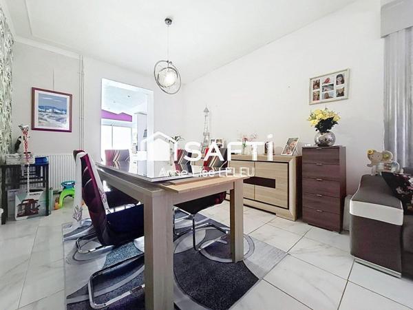 À 5 minutes de la gare, maison familiale avec jardin exposé sud