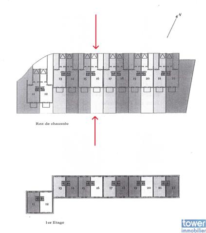 Bergerac.Maison type F4 de 83 m2 avec jardin dans résidence sécurisée avec piscine