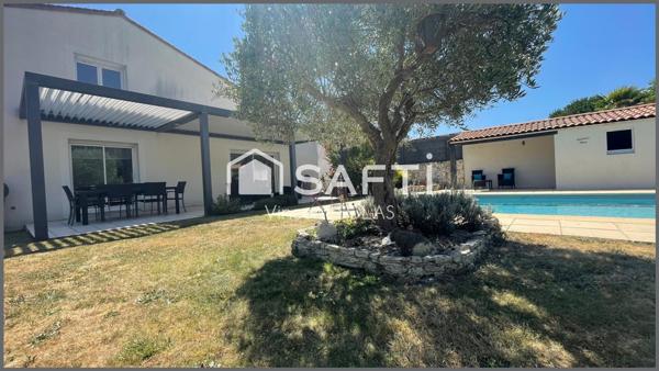 Maison et Emplacement Rare de 140 m² - 3Ch + Bureau - Piscine - Double Garage - Mouilleron le Captif