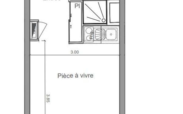 Appartement à vendre    1 pièce • 19,71 m2 Saint-Jean-de-la-Ruelle