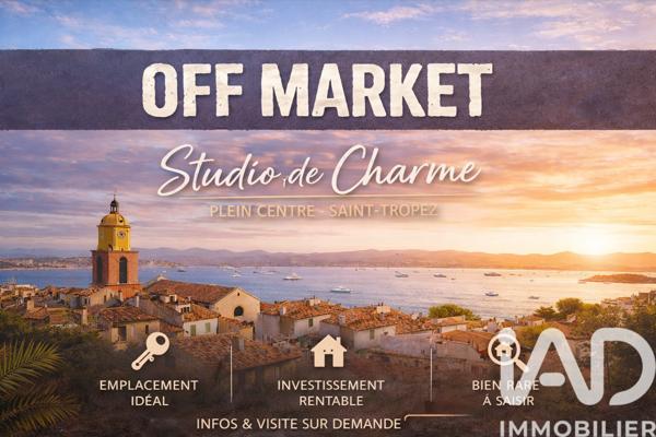 Studio à vendre 37 m² Saint-Tropez