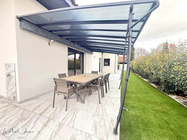 Canohès (66680) MAGNIFIQUE VILLA T5 NEUVE CONTEMPORAINE – PLAIN-PIED 4 FACES – RT 2012 – 139 m² – PARCELLE 626 m²