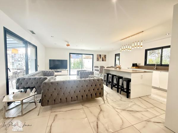 Canohès (66680) MAGNIFIQUE VILLA T5 NEUVE CONTEMPORAINE – PLAIN-PIED 4 FACES – RT 2012 – 139 m² – PARCELLE 626 m²