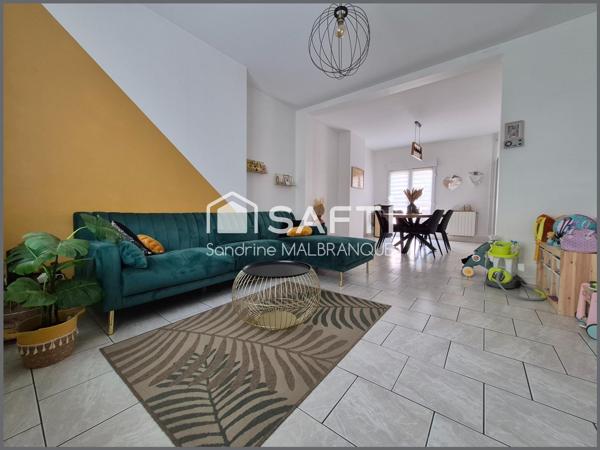 Secteur ,4 chambres , maison lumineuse