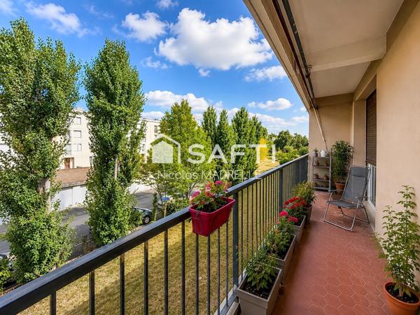 Caudéran – 84 m² lumineux avec balcon