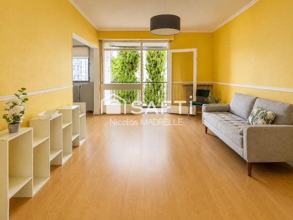 Caudéran – 84 m² lumineux avec balcon